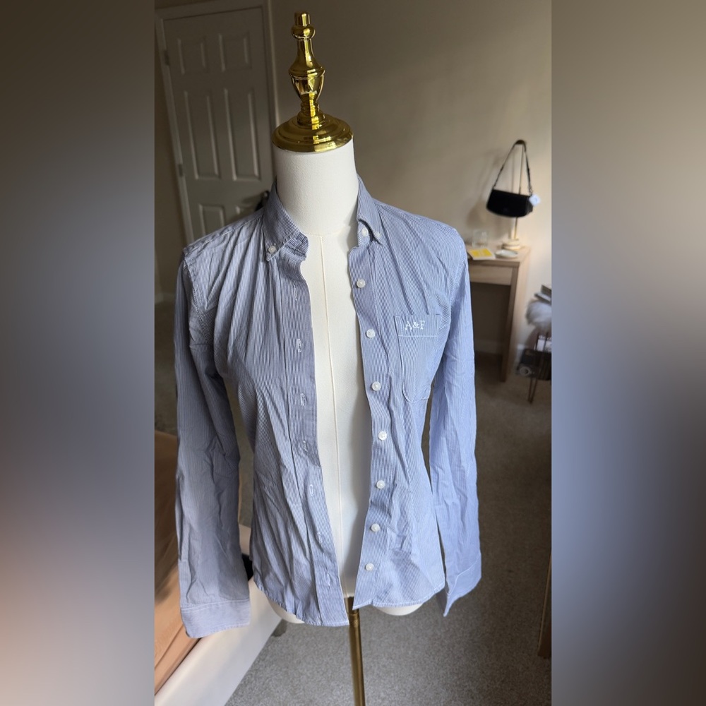 Abercrombie & Fitch Light Blue Button Down Shirt